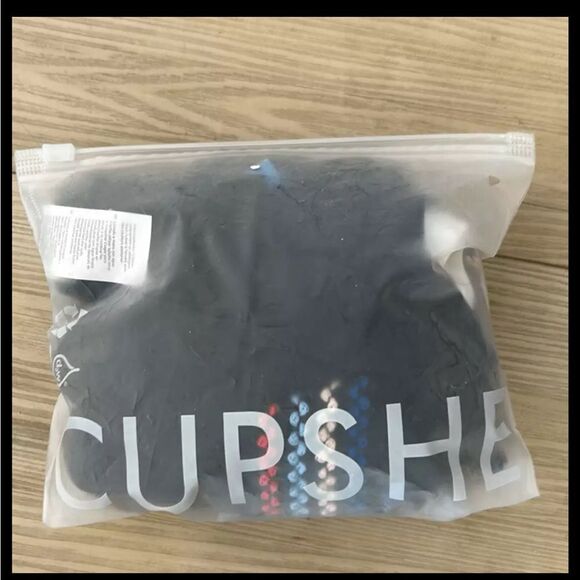 Cupshe Women's V Neck High Waist Bikini Sets Swimsuit, size Small, Black, NWT - Picture 5 of 5